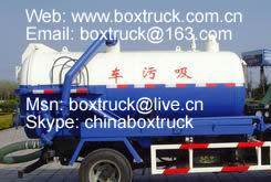 Vacuum sewage suction truck body